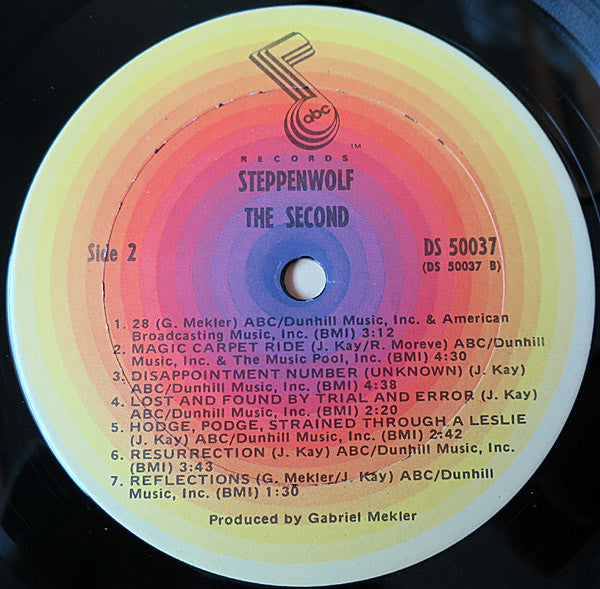 Steppenwolf : The Second (LP, Album, RE)