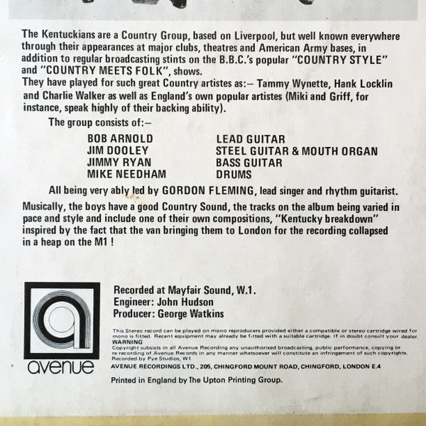 The Kentuckians (3) : Kentucky Breakdown (LP)