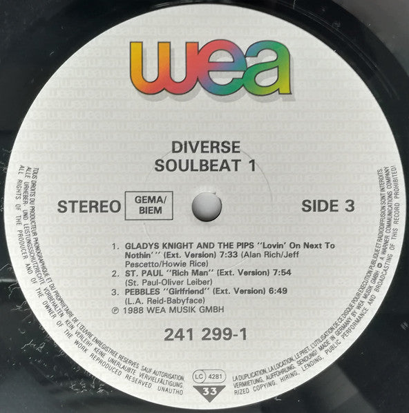 Various : Soulbeat 1 (2xLP, Comp)