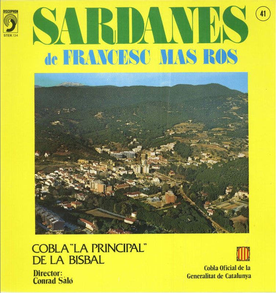 Cobla La Principal De La Bisbal Director Conrad Saló : Sardanes De Francesc Mas Ros (LP)
