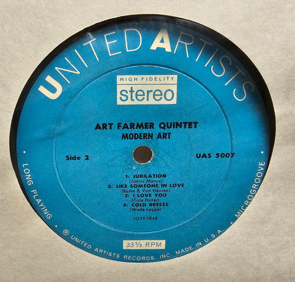 Art Farmer : Modern Art (LP, Album)