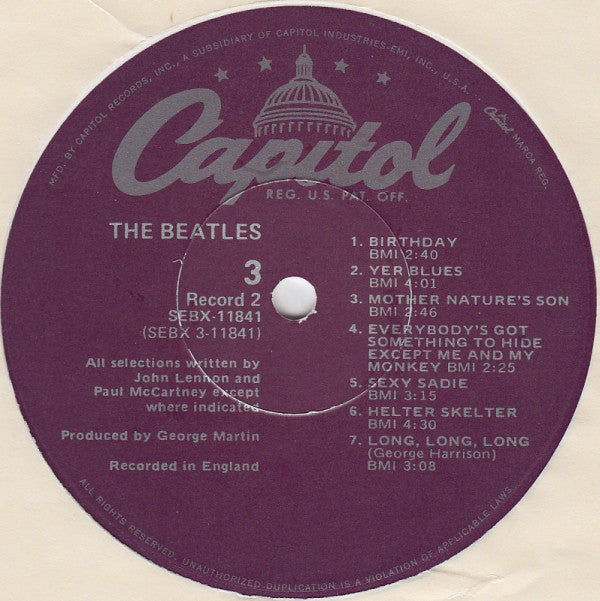 The Beatles : The Beatles (2xLP, Album, Ltd, RE, Whi)