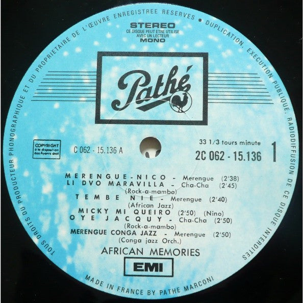 Various : African Memories (LP, Comp)