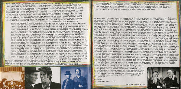 Tom Waits : The Black Rider (CD, Album, RP)