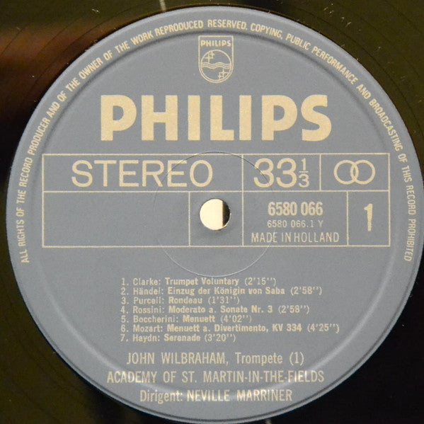 The Academy Of St. Martin-in-the-Fields, Sir Neville Marriner : Concert À La Carte (LP, Album)