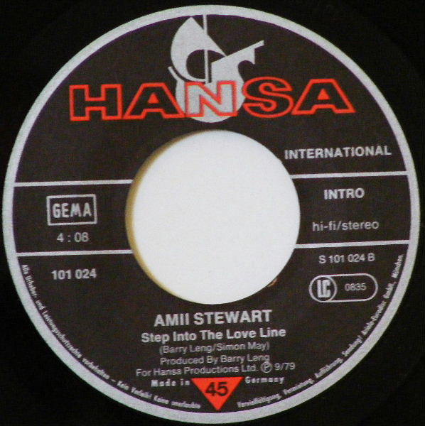 Amii Stewart : Jealousy (7", Single)