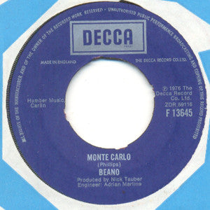 Beano : Monte Carlo / Blue (7")