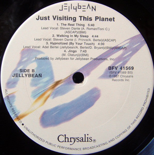 John "Jellybean" Benitez : Just Visiting This Planet (LP, Album, Art)