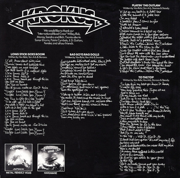 Krokus : One Vice At A Time (LP, Album)