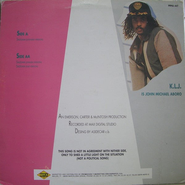 K.L.J. : Saddam (12", Maxi)