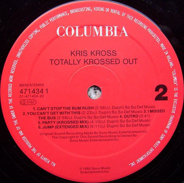 Kris Kross : Totally Krossed Out (LP, Album)