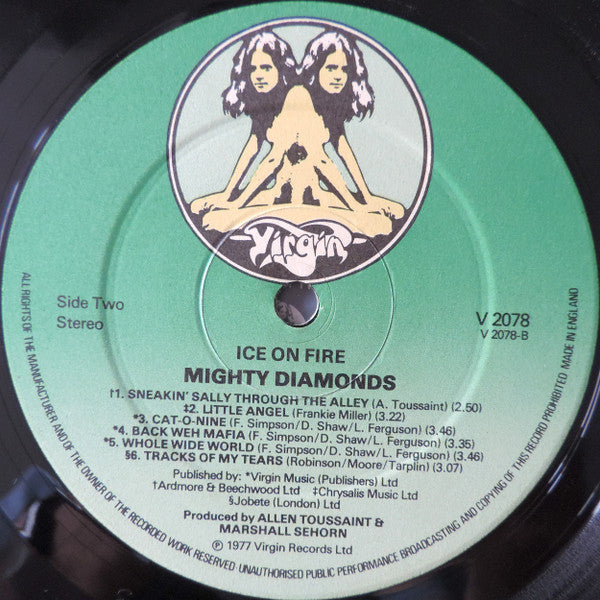 The Mighty Diamonds : Ice On Fire (LP, Album)