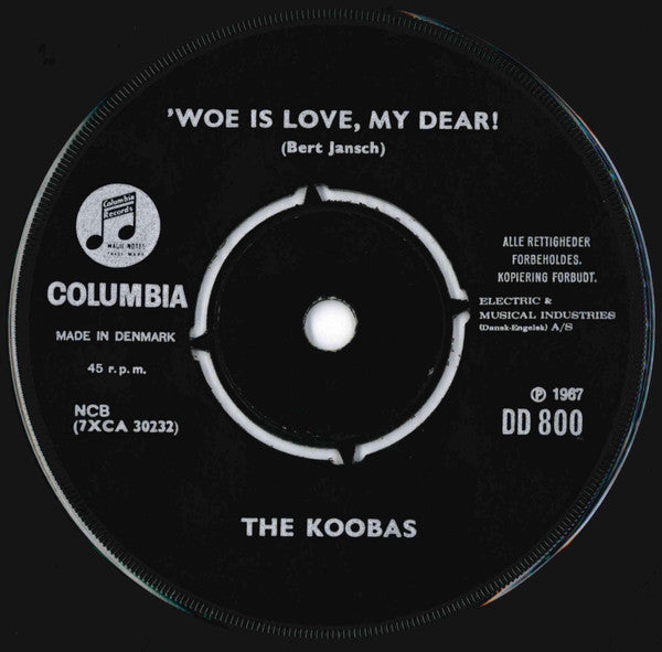 The Koobas : Sweet Music / 'Woe Is Love, My Dear (7", Single)