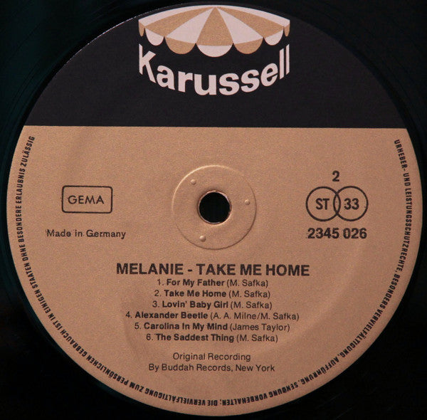 Melanie (2) : Take Me Home (LP, Comp)
