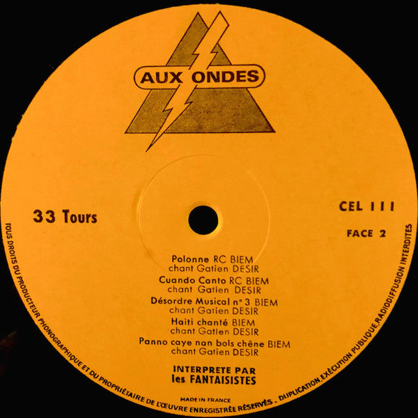 Les Fantaisistes De Carrefour : De Passage En Guadeloupe (LP, Album)