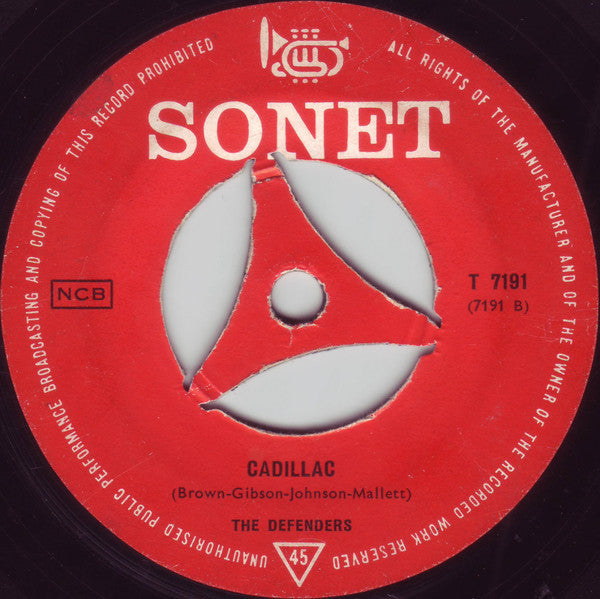 The Defenders (6) : Mashed Potatoes / Cadillac (7", Single)