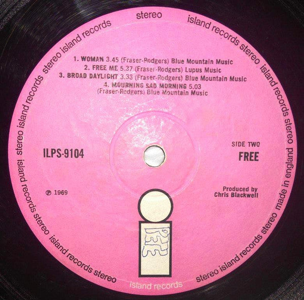 Free : Free (LP, Album, Gat)