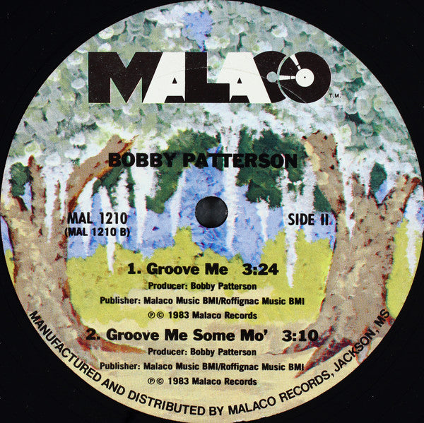Bobby Patterson : Groove Me (12")