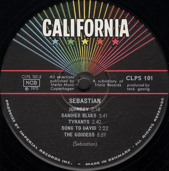 Sebastian (5) : The Goddess (LP, Album)