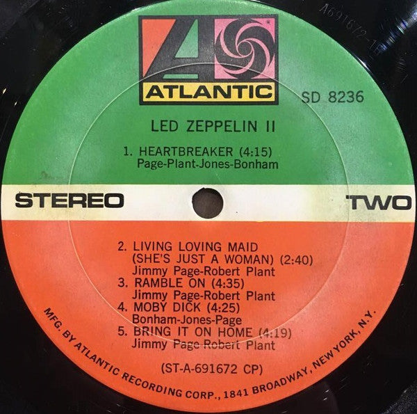 Led Zeppelin : Led Zeppelin II (LP, Album, Pit)