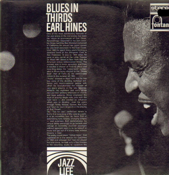 Earl Hines : Blues In Thirds (LP, Album)