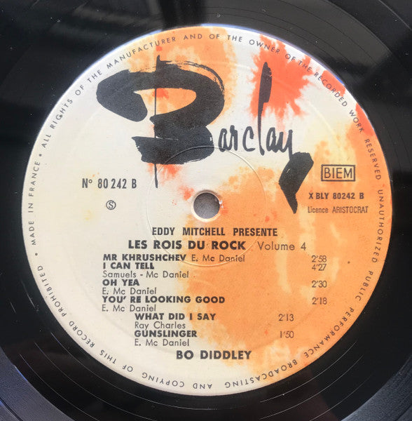 Bo Diddley : Eddy Mitchell Presente Les Rois Du Rock Volume N°4 (LP, Comp)