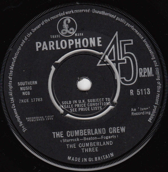 The Cumberland Three (2) : Chilly Winds (7")