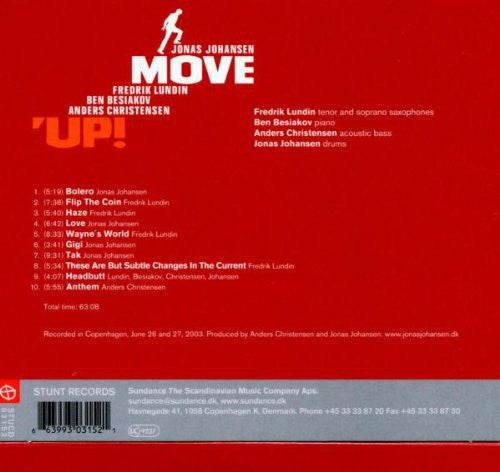 Jonas Johansen Move : Move 'Up! (CD, Album)