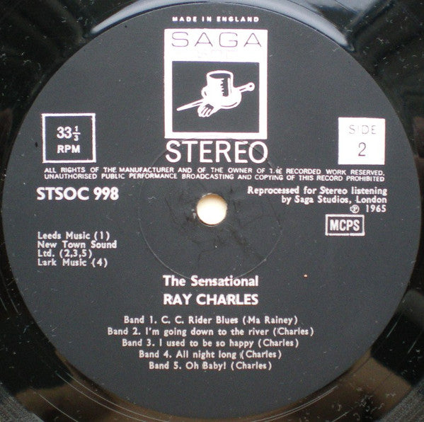 Ray Charles : The Sensational Ray Charles (LP, Comp)