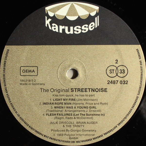Julie Driscoll, Brian Auger & The Trinity : Streetnoise (The Original) (2xLP, Album, RE, Gol)
