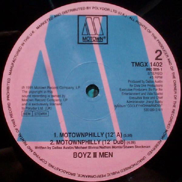 Boyz II Men : Motownphilly (12", Single, RE)