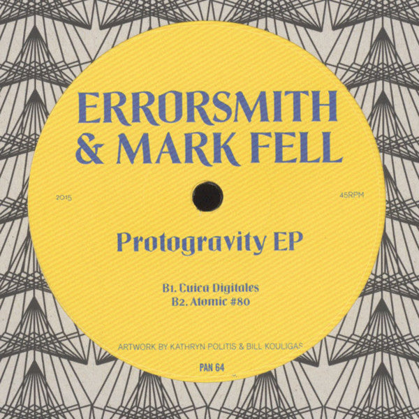 Errorsmith & Mark Fell : Protogravity EP (12", EP)