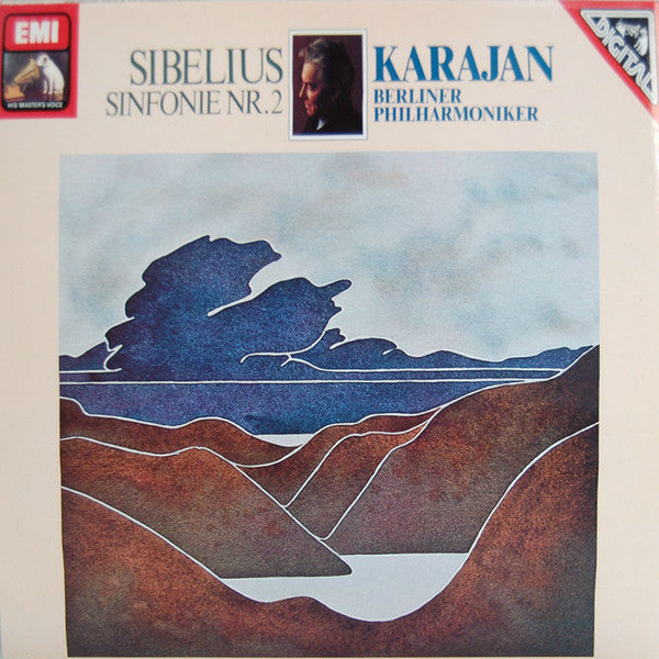 Jean Sibelius - Herbert von Karajan, Berliner Philharmoniker : Symphony No. 2 (LP)