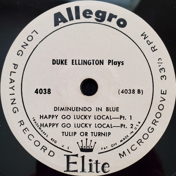 Duke Ellington : Duke Ellington Plays (10", Comp)