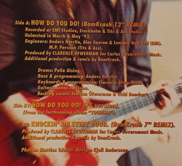 Roxette : How Do You Do! (BomKrash 12" Remix) (12")