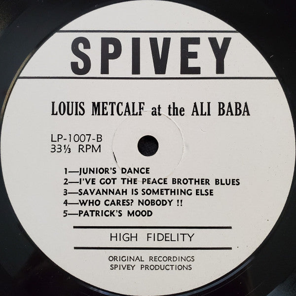 Louis Metcalf : At The Ali Baba (LP, Album)