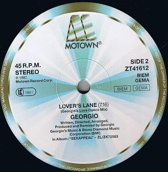 Georgio (2) : Lover's Lane (12", Maxi)