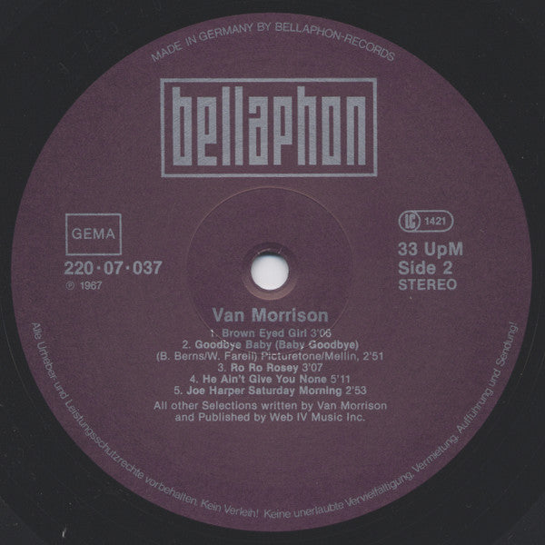 Van Morrison : Van Morrison (LP, Comp, RE)