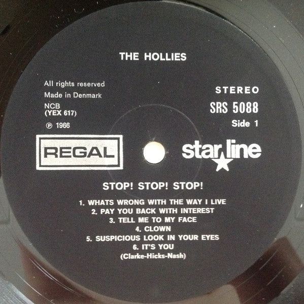 The Hollies : Stop! Stop! Stop! (LP, Album, RE)