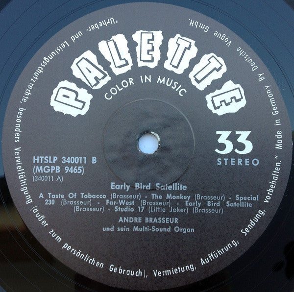 André Brasseur : Early Bird Satellite (LP)