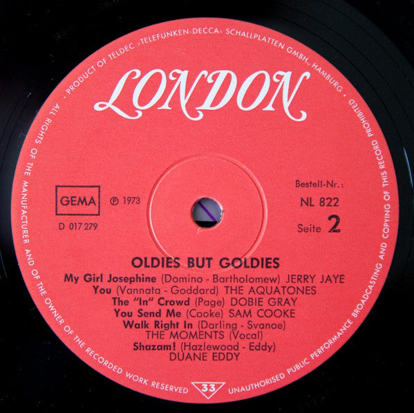 Various : Oldies But Goldies (LP, Album, Comp)