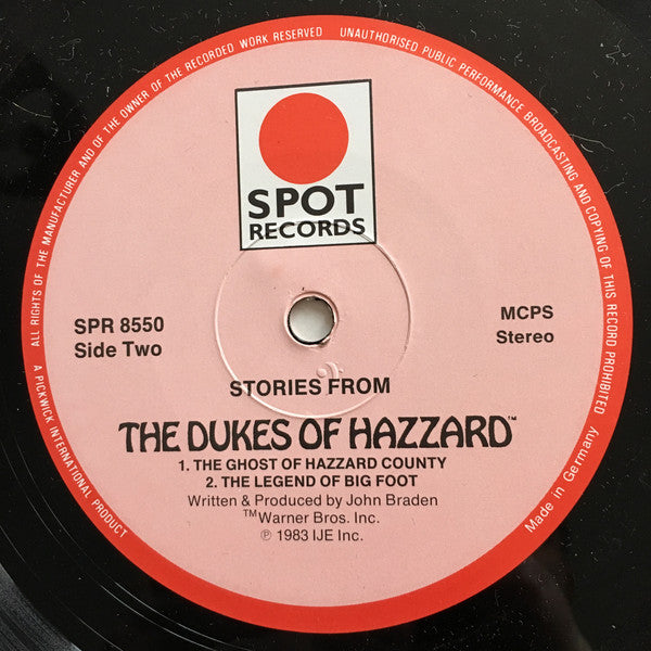 John Braden : Stories From The Dukes Of Hazzard (LP, Album)