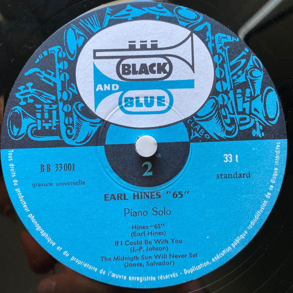 Earl Hines : Hines '65 (LP)