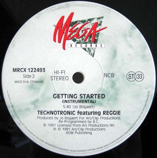 Technotronic Featuring Reggie : Move That Body (12")