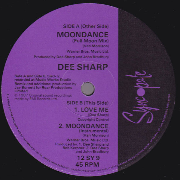 Dee Sharp : Moon Dance (12")