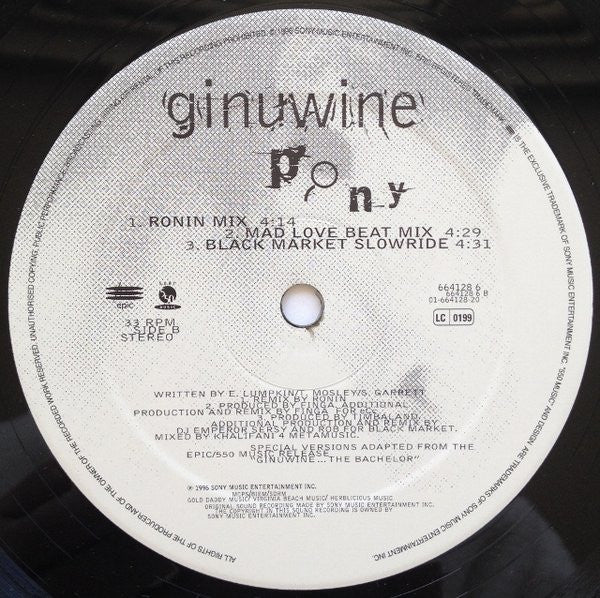 Ginuwine : Pony (12")