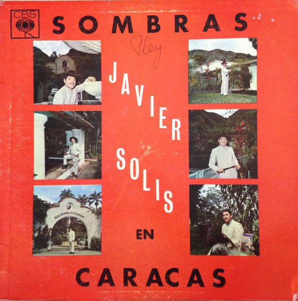 Javier Solís : Sombras, Javier Solis En Caracas (LP, Album)