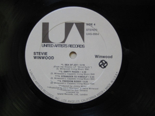 Steve Winwood : Winwood (2xLP, Comp, RE, Phi)