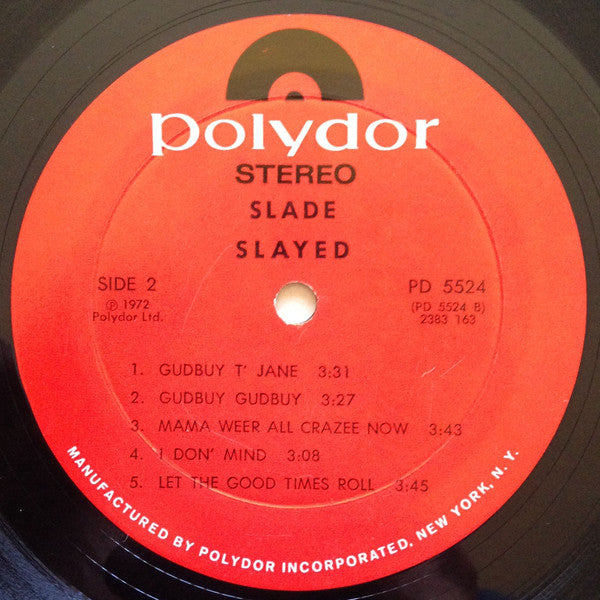 Slade : Slayed? (LP, Album, Mon)