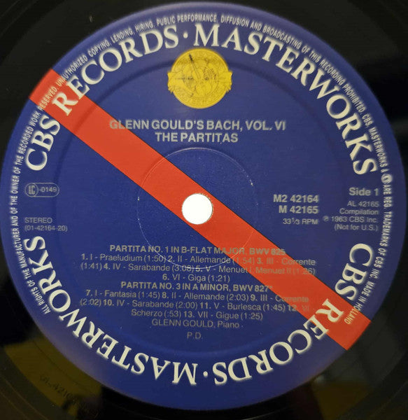 Johann Sebastian Bach - Glenn Gould : Bach: Vol. 6 • The Partitas (2xLP, Comp, RM, Gat)